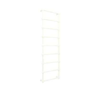 Grzejnik elektryczny TERMA RETRO 504 x 1540 mm, kolor biały drogowy RAL9016, moc 400 W, podłączenie E8, kabel prosty bez wtyczki z maskownicą biały