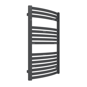 Grzejnik drabinkowy TERMA DEXTER, podłączenie Z1, wym. 860 x 500 mm, kolor metaliczna czerń, moc 394W