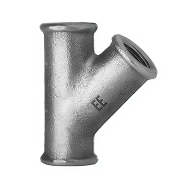 Trójnik ODLEWNIA ZAWIERCIE 30/165 45' żeliwo (ocynk) 3/4'' (GW gazowy walcowy x GW gazowy walcowy x GW gazowy walcowy)