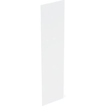 Drzwi do wysokiej szafki z jednymi drzwiami i lustrem wewnętrznym, skrócona odległość GEBERIT iCon, kol. biały wysoki połysk szer.450 mm