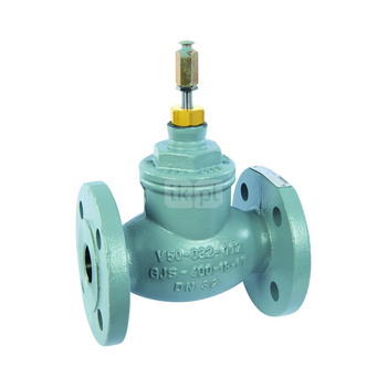 Zawór przelotowy, kołnierzowy, DN32, PN25, kvs 16