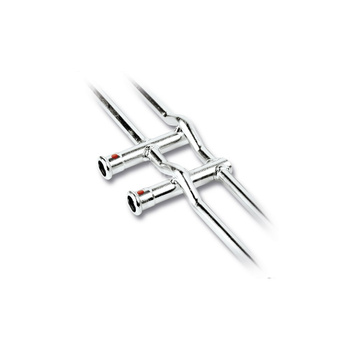 Czwórnik SANHA Therm krzyżowy do najwyższej kondygnacji stal 18 mm x 18 mm x 15 mm x 15 mm, zw x zw x zw x zw