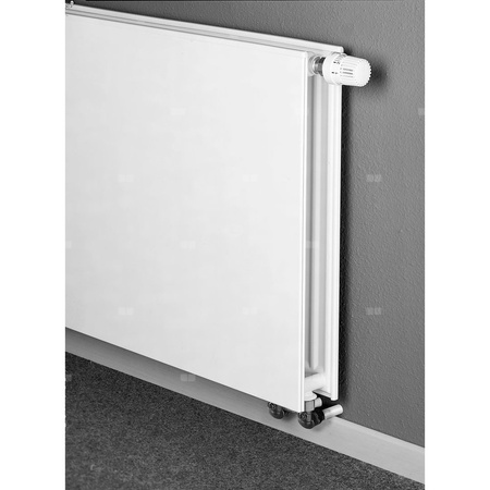 Grzejnik płytowy typ 30 KERMI X2 Plan-V, lewy wym. 405 x 1205 mm, kolor biały, moc 1158 W