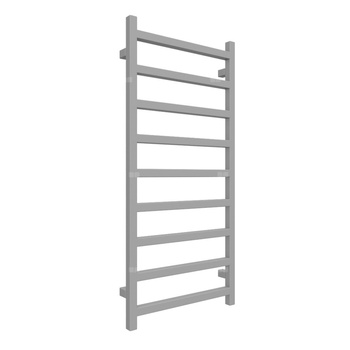 Grzejnik drabinkowy TERMA SIMPLE, podłączenie SX, wym. 1080 x 500 mm, kolor szary sygnałowy RAL7004, moc 396W