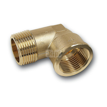 Kolano 90' SANHA PURAFIT, brąz, 1 1/4'' (GW x GZ)