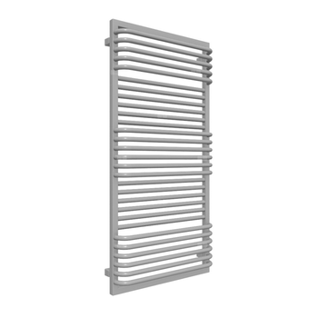 Grzejnik drabinkowy TERMA TERMA POC, podłączenie SX, wym. 1240 x 600 mm, kolor jasne aluminium metaliczny RAL9006, moc 893W