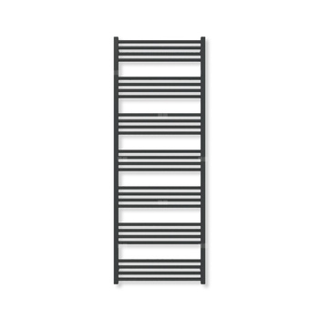 Grzejnik drabinkowy TERMA FIONA, podłączenie Z1, wym. 1620 x 600 mm, kolor czarny jak kruk mat RAL9005 (farba), moc 801W