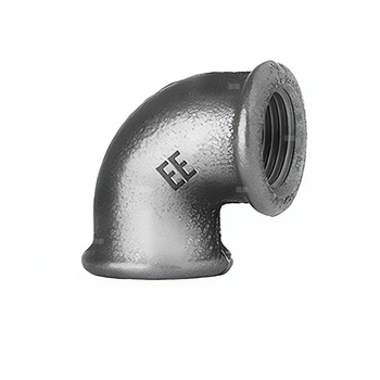 Kolano 90' redukcja ODLEWNIA ZAWIERCIE A1/6/90 żeliwo (ocynk) 1'' x 3/8'' (GW)