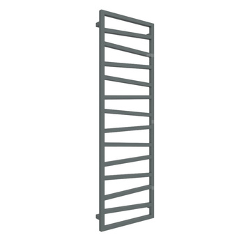 Grzejnik drabinkowy TERMA ZIGZAG, podłączenie Z1, wym. 1545 x 500 mm, kolor metaliczny szary, moc 581W