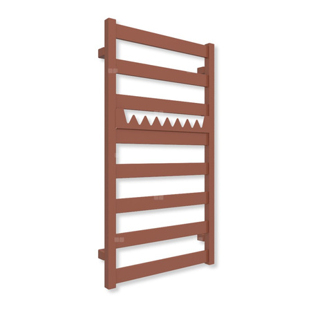 Grzejnik drabinkowy TERMA VIVO, podłączenie SX, wym. 910 x 500 mm, kolor soft 8004 (farba), moc 350W