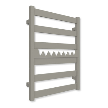 Grzejnik drabinkowy TERMA VIVO, podłączenie SX, wym. 670 x 500 mm, kolor szary kamienie RAL7030 (farba), moc 275W