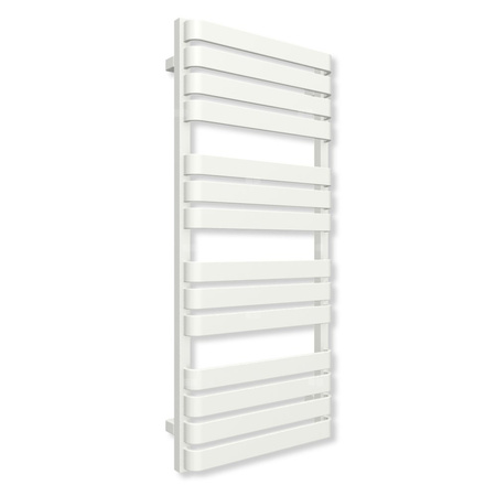 Grzejnik elektryczny TERMA WARP T 1110 x 500 mm, kolor biały soft, moc 600 W, podłączenie E8, kabel prosty bez wtyczki