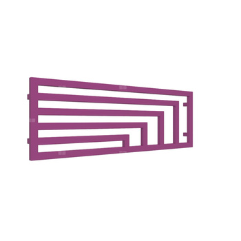 Grzejnik drabinkowy TERMA ANGUS H, podłączenie YP, wym. 440 x 1300 mm, kolor purpurowy drogowy soft RAL4006, moc 538W