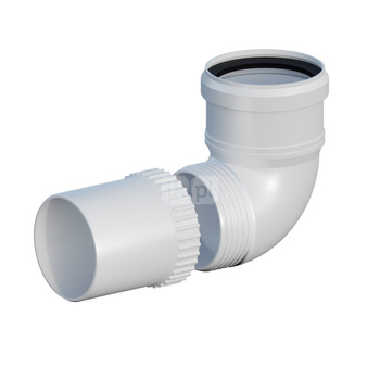 Kolano PP 87 st. skręcane DN80mm z uszczelką [EPDM]