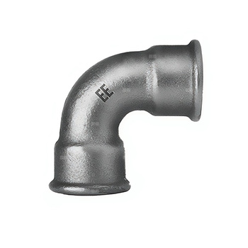 Łuk krótki 90' ODLEWNIA ZAWIERCIE D1/2a/2a żeliwo (ocynk) 3/8'' (GW)