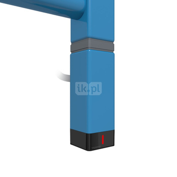 Grzałka TERMA One K30x30, 600W \ Tuba, RAL 5015, kabel spiralny z wtyczką [biały, 2,5m, logo Terma,