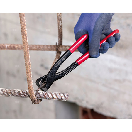 Szczypce do zbrojenia 9" [uchwyt pokryty tworzywem]