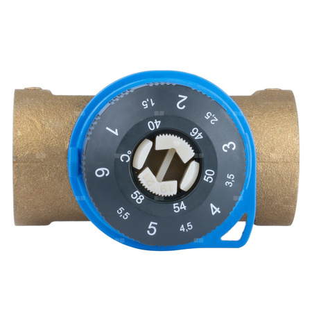 Zawór regulacyjny termostatyczny do wody ciepłej AFRISO ATM 333 mosiądz GW 3/4'', DN 20, zakres temp. 35-60'C, Kvs 1.6 m3/h, maksymalna temperatura 90'C, maksymane ciśnienie 10 bar