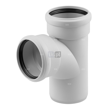Trójnik MAGNAPLAST SKOLAN safe dBEA 87' PP DN 70 x DN 70 x DN 70 (ww x ww x wz), kolor biały
