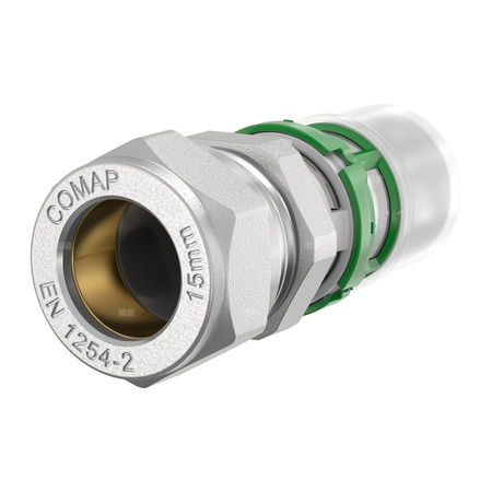 Złączka przejściowa, końcówka zaprasowywana COMAP MultiSkin Visu-Control, mosiądz, 20x2 x 22 mm (MZ x NZ)