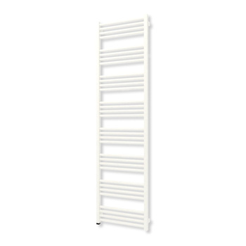 Grzejnik elektryczny TERMA FIONA ONE 1860 x 500 mm, kolor biały drogowy RAL9016, moc 800 W, podłączenie E1, kabel spiralny z wtyczką czarny