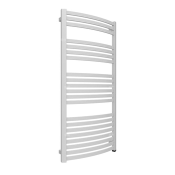 Grzejnik elektryczny TERMA DEXTER ONE 600 x 1220 mm, kolor chrom, moc 400 W, podłączenie E8, kabel spiralny z wtyczką 2,5m srebrzysty