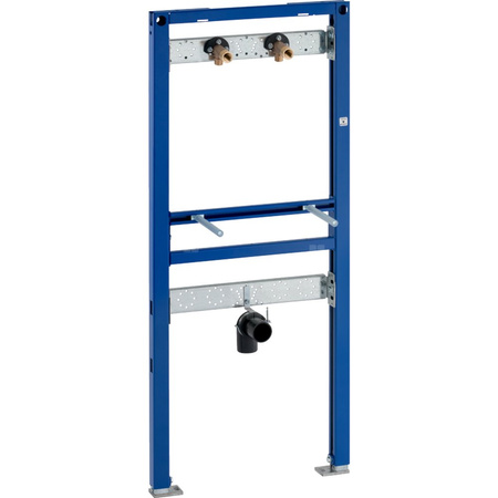 Stelaż podtynkowy do umywalki GEBERIT Duofix, 1300 x 500 x 75 mm, bateria: ścienna natynkowa, regulacja wysokośći