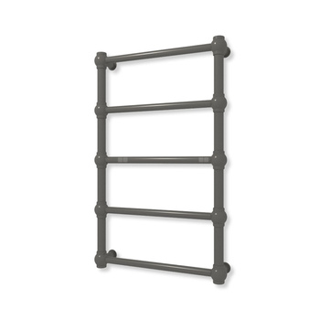 Grzejnik elektryczny TERMA RETRO 800 x 500 mm, kolor szary ciemny RAL7022, moc 120 W, podłączenie E8, kabel prosty bez wtyczki