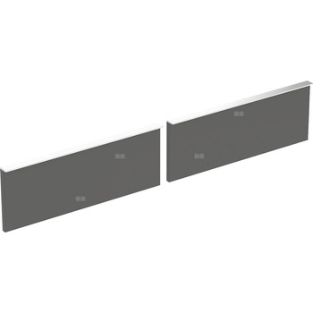 Zestaw frontów szuflad do dolnej szafki pod dwie umywalki GEBERIT iCon, kol. lava szer.1200 mm