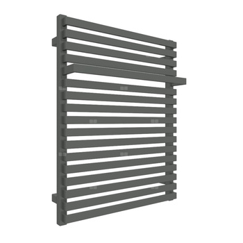 Grzejnik drabinkowy TERMA CITY, podłączenie SX, wym. 780 x 600 mm, kolor szary drogowy b RAL7043, moc 541W