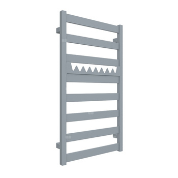 Grzejnik drabinkowy TERMA VIVO, podłączenie SX, wym. 910 x 500 mm, kolor szary stalowy RAL7001 (farba), moc 350W