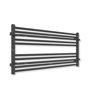 Grzejnik drabinkowy TERMA LIMA, podłączenie SX, wym. 500 x 1000 mm, kolor czarny sygnałowy RAL9004 (farba), moc 482W