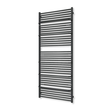 Grzejnik drabinkowy TERMA LIMA, podłączenie Z8, wym. 1700 x 700 mm, kolor czarny jak kruk mat RAL9005 (farba), moc 1183W