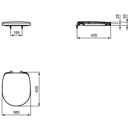 Siedzisko owinięte 370x395x40 mm - CONNECT SPACE