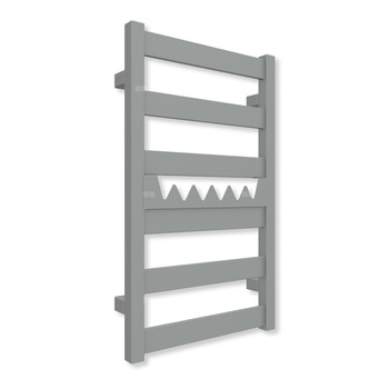 Grzejnik drabinkowy TERMA VIVO, podłączenie ZX, wym. 670 x 400 mm, kolor stal nierdzewna (farba), moc 230W