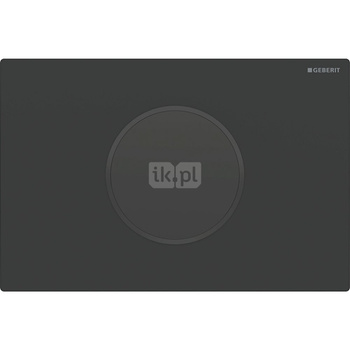 Elektroniczny zestaw uruchamiający WC Geberit, IR, Sigma10, 12cm, czarny mat, easy-to-clean