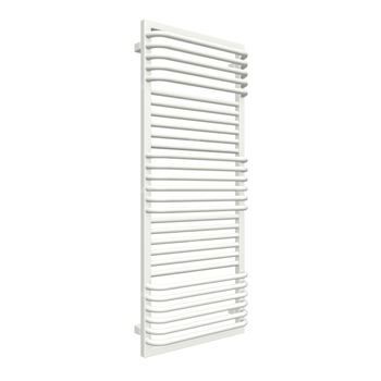 Grzejnik drabinkowy TERMA POC 2, podłączenie SX, wym. 1240 x 500 mm, kolor biała ściana, moc 744W