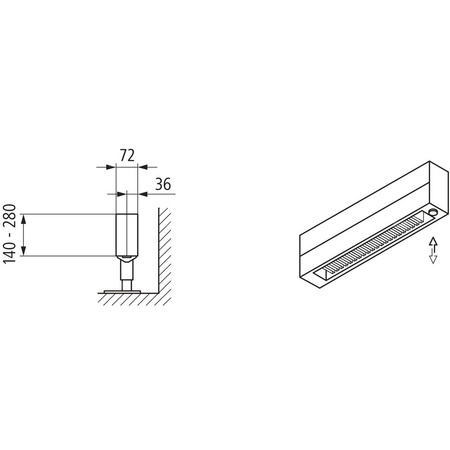 Kermi konwektor KNN21 140x72x5800 RAL 9016, 6 bar, z osłoną, podł. Uni