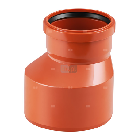 Złącze MAGNAPLAST KG KGR redukcja, PVC-U (pomarańczowy), DN 500 x DN 400 (ww x wz), do kanalizacji