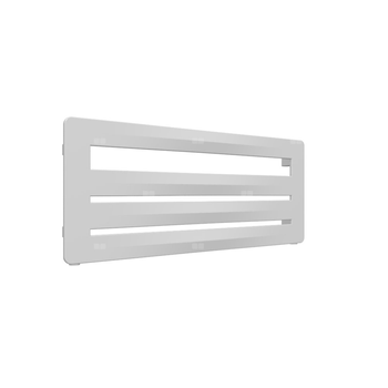 Grzejnik drabinkowy TERMA Aero HG, podłączenie YP, wym. 370 x 900 mm, kolor srebrny mat, moc 290W