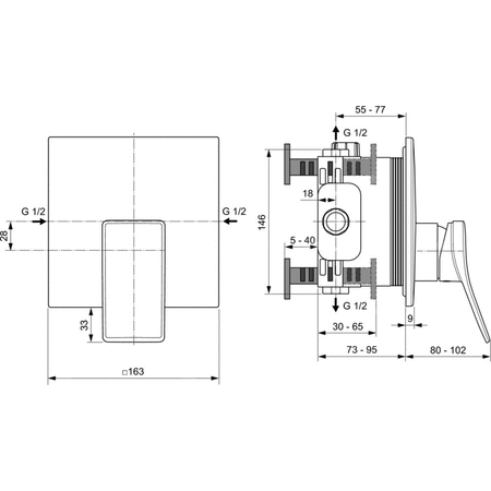 CONCA BATERIA NAT BIN KIT2/EASY-BOX BR GOLD