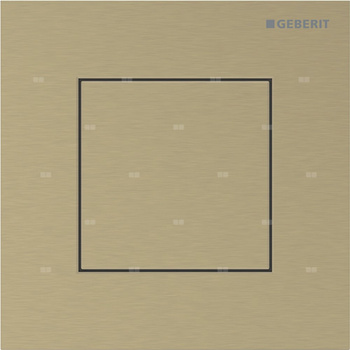 Pneumatyczny zawór spłukujący Geberit do pisuaru, ręczny, Typ 40, stal nierdzewna mosiądz, prostokątny