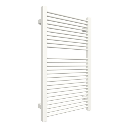 Grzejnik elektryczny TERMA MIKE 430 x 735 mm, kolor biały drogowy RAL9016, moc 400 W, podłączenie E1, kabel prosty z wtyczką
