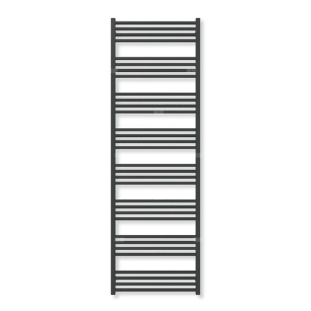 Grzejnik drabinkowy TERMA FIONA, podłączenie ZX, wym. 1860 x 600 mm, kolor czarny jak kruk połysk RAL9005 (farba), moc 922W