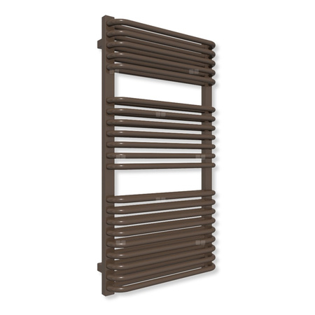 Grzejnik elektryczny TERMA TYTUS 1020 x 540 mm, kolor szlachetny brąz, moc 800 W, podłączenie E1, kabel przyłącze ts1/ss1