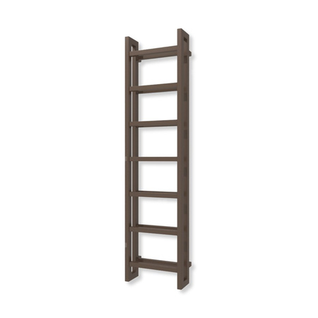 Grzejnik drabinkowy TERMA STAND, podłączenie SX, wym. 1610 x 400 mm, kolor szlachetny brąz (farba), moc 773W