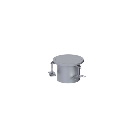 Nasada Ferrofix 185, higieniczna, z cieczo-/gazoszczelna pokrywą d250, L15