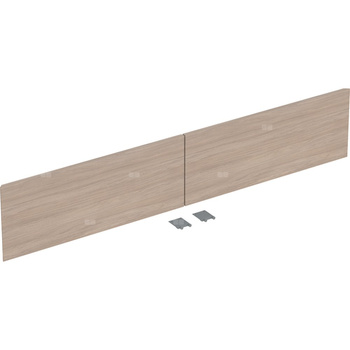 Zestaw frontów szuflad (2 szt.) do dolnej szafki pod umywalkę z dwoma szufladami GEBERIT ONE, kol. dąb naturalny melamina ze strukturą drewna