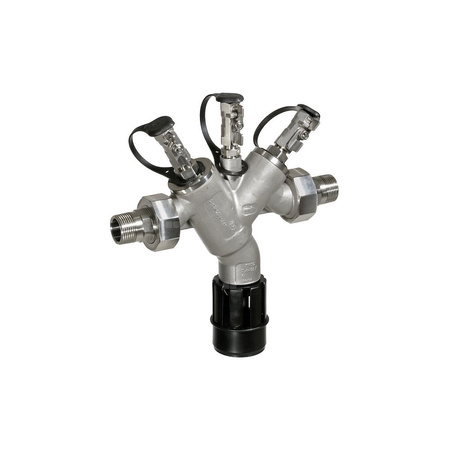 BA - Izolator przepływu zwrotnego, gwintowany, 1 1/2", korpus ze stali nierdzewnej