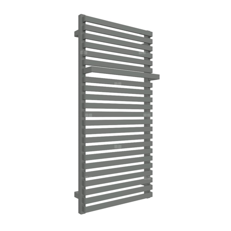 Grzejnik drabinkowy TERMA CITY, podłączenie ZX, wym. 1050 x 500 mm, kolor nowoczesna szarość, moc 600W